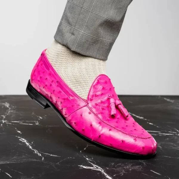 marco_di_milano_aubiere_o_6.webp Clearance Marco di Milano Aubiere Ostrich Quill Tassel Loafers Pink