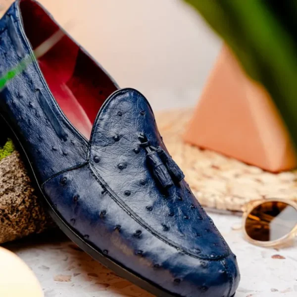 marco_di_milano_aubiere_o_7-5.webp Flash Sale Marco di Milano Aubiere Ostrich Quill Tassel Loafers Navy