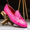 Clearance Marco di Milano Aubiere Ostrich Quill Tassel Loafers Pink