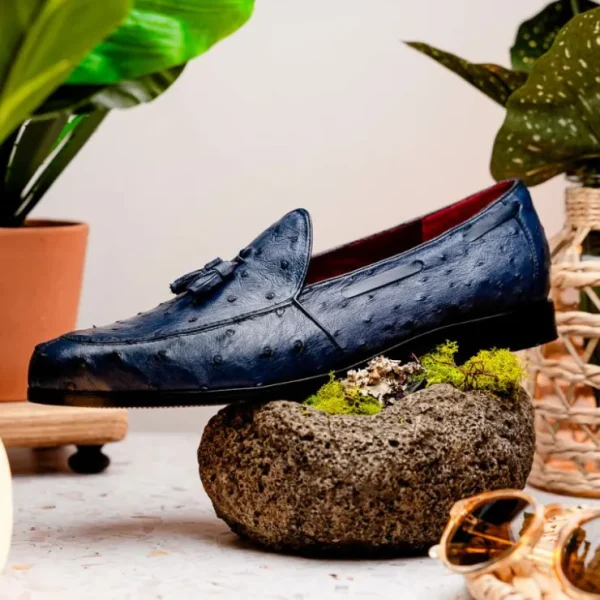 marco_di_milano_aubiere_o_8-5.webp Flash Sale Marco di Milano Aubiere Ostrich Quill Tassel Loafers Navy