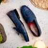 Flash Sale Marco di Milano Aubiere Ostrich Quill Tassel Loafers Navy