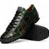 Hot Marco di Milano Bari Lizard Patchwork Sneakers Green