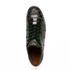 Hot Marco di Milano Bari Lizard Patchwork Sneakers Green