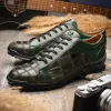 Hot Marco di Milano Bari Lizard Patchwork Sneakers Green
