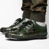 Hot Marco di Milano Bari Lizard Patchwork Sneakers Green