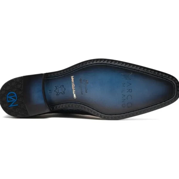 Online Marco di Milano Bono Alligator Wholecut Oxfords Navy