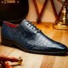 Online Marco di Milano Bono Alligator Wholecut Oxfords Navy