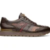 New Marco di Milano Brescia Python & Calfskin Sneakers Washed Cognac WashedCognac