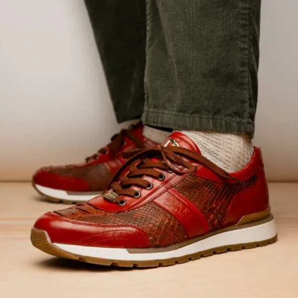 marco_di_milano_brescia_p_11.webp Fashion Marco di Milano Brescia Python & Calfskin Sneakers Antique Cognac AntiqueCognac