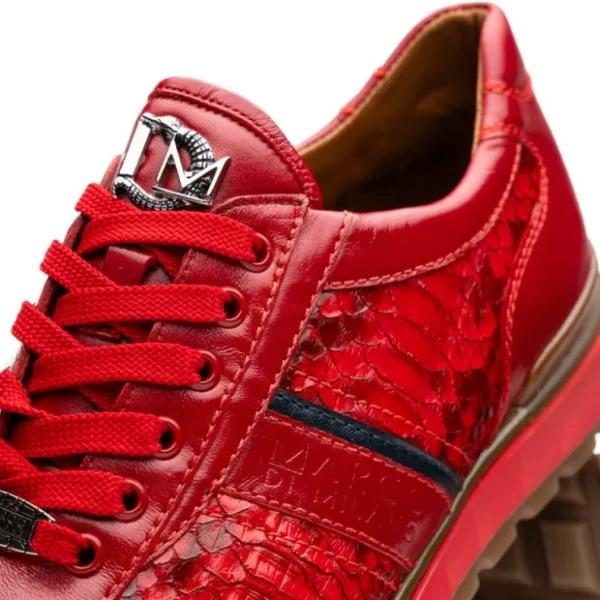 Cheap Marco di Milano Brescia Python & Calfskin Sneakers Red