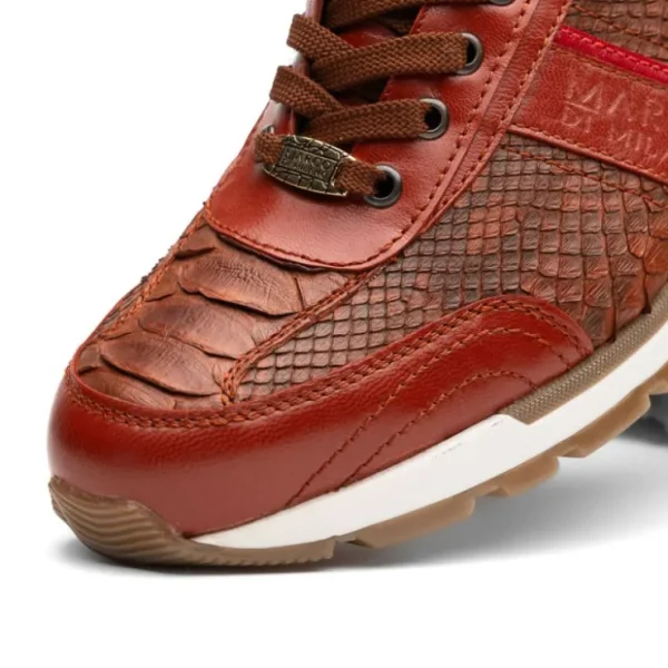 marco_di_milano_brescia_p_3.webp Fashion Marco di Milano Brescia Python & Calfskin Sneakers Antique Cognac AntiqueCognac
