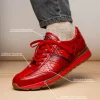 Cheap Marco di Milano Brescia Python & Calfskin Sneakers Red