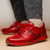 Cheap Marco di Milano Brescia Python & Calfskin Sneakers Red