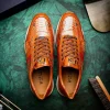 New Marco di Milano Brescia Python & Calfskin Sneakers Honey