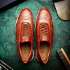 Fashion Marco di Milano Brescia Python & Calfskin Sneakers Antique Cognac AntiqueCognac