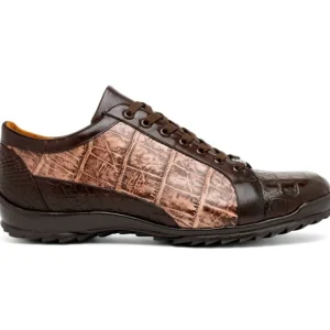 Flash Sale Marco di Milano Cairo Alligator Sneakers Brown / Orix