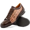 Flash Sale Marco di Milano Cairo Alligator Sneakers Brown / Orix