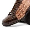 Flash Sale Marco di Milano Cairo Alligator Sneakers Brown / Orix