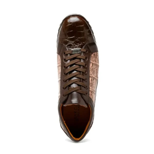 Flash Sale Marco di Milano Cairo Alligator Sneakers Brown / Orix