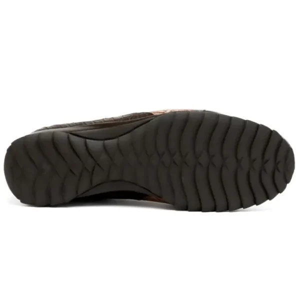 Flash Sale Marco di Milano Cairo Alligator Sneakers Brown / Orix