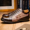 Flash Sale Marco di Milano Cairo Alligator Sneakers Brown / Orix