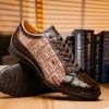 Flash Sale Marco di Milano Cairo Alligator Sneakers Brown / Orix