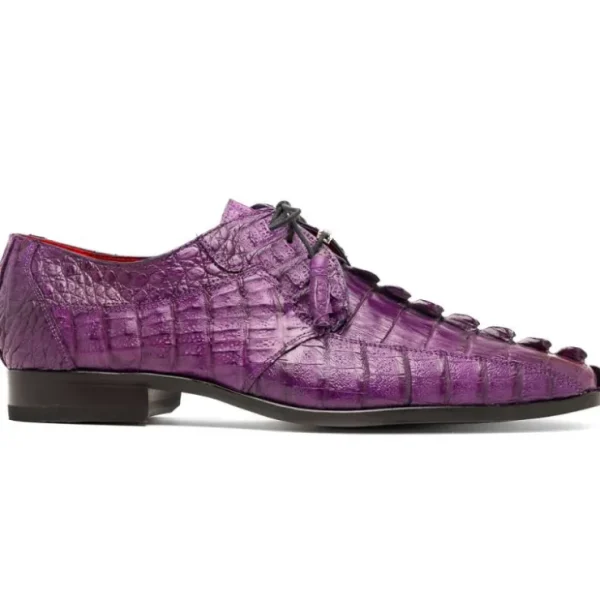 Shop Marco di Milano Cancun Caiman Crocodile Derby Purple