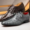 Sale Marco di Milano Cancun Caiman Crocodile Derby Brown