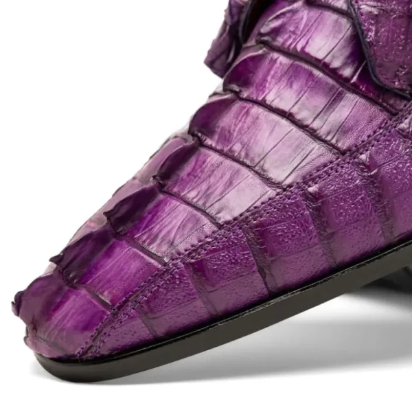 Shop Marco di Milano Cancun Caiman Crocodile Derby Purple