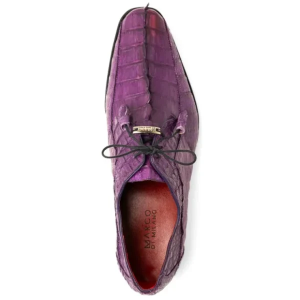 Shop Marco di Milano Cancun Caiman Crocodile Derby Purple