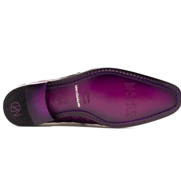 Shop Marco di Milano Cancun Caiman Crocodile Derby Purple