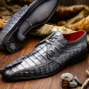 Flash Sale Marco di Milano Cancun Caiman Crocodile Derby Grey