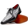 New Marco di Milano Caribe Caiman Crocodile Derby Newspaper / Black