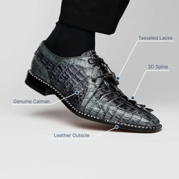 marco_di_milano_caribe_ca_11-2.webp Best Sale Marco di Milano Caribe Caiman Crocodile Derby Dark Grey DarkGrey