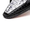 New Marco di Milano Caribe Caiman Crocodile Derby Newspaper / Black