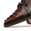 Hot Marco di Milano Caribe Caiman Crocodile Derby Orix / Brown