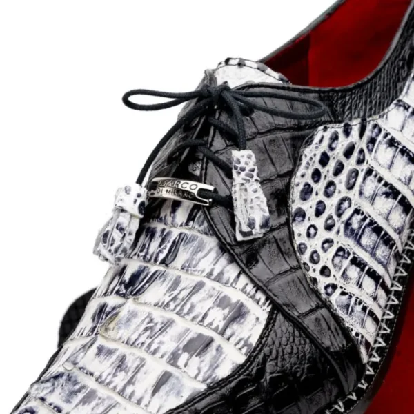 marco_di_milano_caribe_ca_3.webp New Marco di Milano Caribe Caiman Crocodile Derby Newspaper / Black