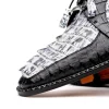 New Marco di Milano Caribe Caiman Crocodile Derby Newspaper / Black