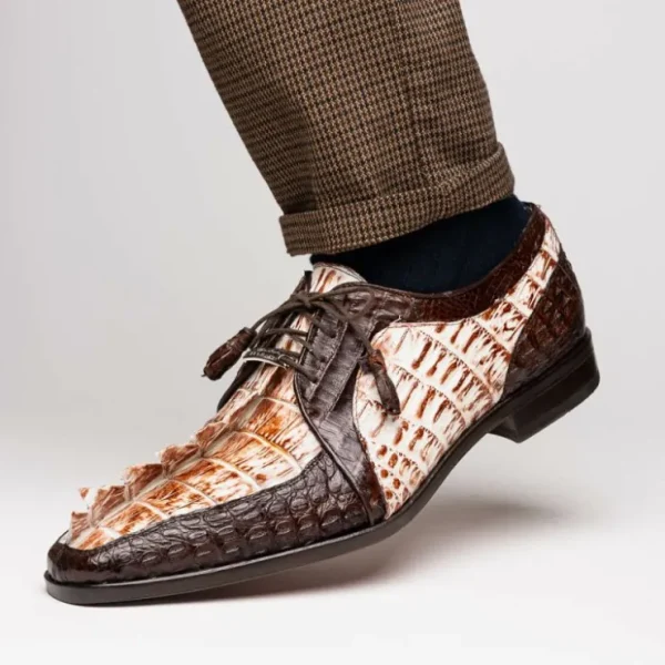 marco_di_milano_caribe_ca_6-3.webp Best Sale Marco di Milano Caribe Caiman Crocodile Derby Rustic White / Brown