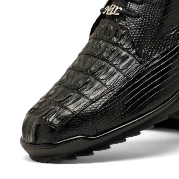 marco_di_milano_crater_ca_2.webp Outlet Marco di Milano Crater Caiman Crocodile / Lizard Sneaker Black