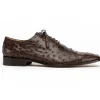 Outlet Marco di Milano Criss Ostrich Quill Dress Oxfords Brown