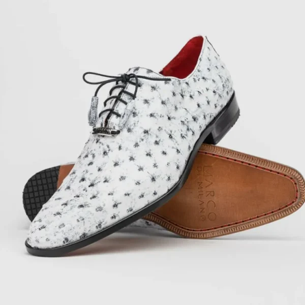 Clearance Marco di Milano Criss Ostrich Quill Dress Oxfords Antique Newspaper AntiqueNewspaper