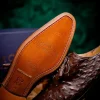 Outlet Marco di Milano Criss Ostrich Quill Dress Oxfords Brown