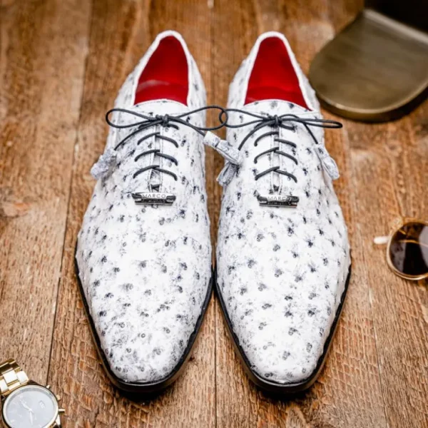 Clearance Marco di Milano Criss Ostrich Quill Dress Oxfords Antique Newspaper AntiqueNewspaper