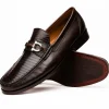 Online Marco di Milano Enzo Lizard Bit Loafers Brown
