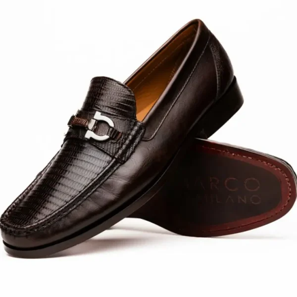 marco_di_milano_enzo_liza_1-1.webp Online Marco di Milano Enzo Lizard Bit Loafers Brown