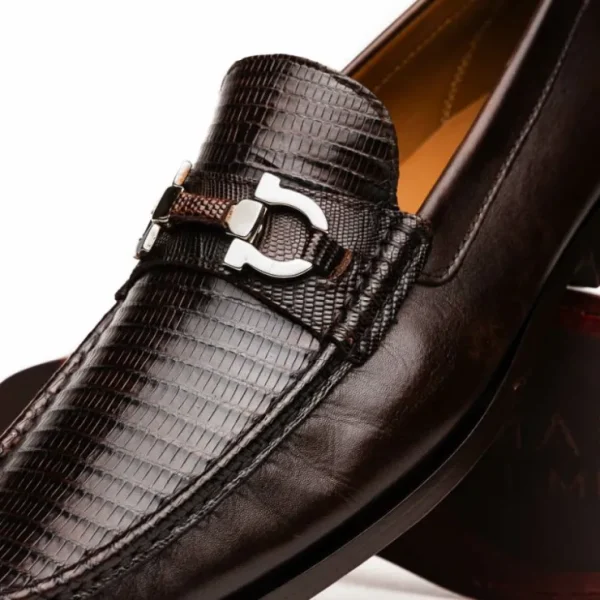 marco_di_milano_enzo_liza_2-1.webp Online Marco di Milano Enzo Lizard Bit Loafers Brown