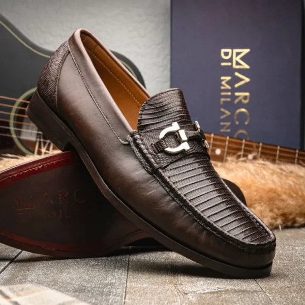 marco_di_milano_enzo_liza_5-1.webp Online Marco di Milano Enzo Lizard Bit Loafers Brown