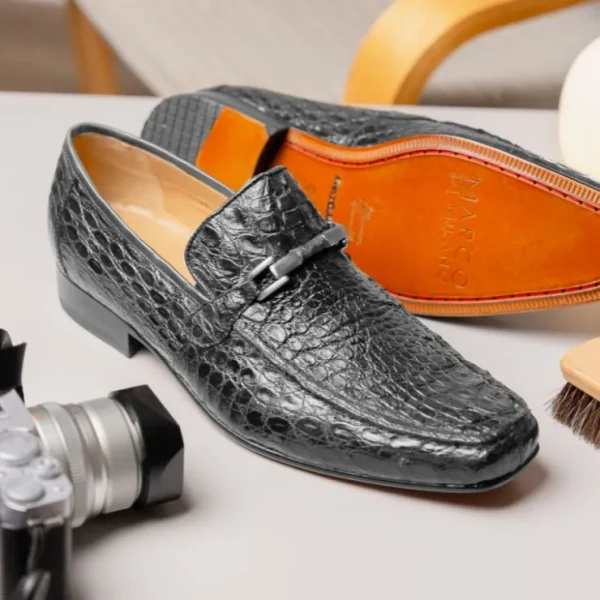 marco_di_milano_fabro_cai_11-2.webp New Marco di Milano Fabro Caiman Crocodile Bit Loafers Grey