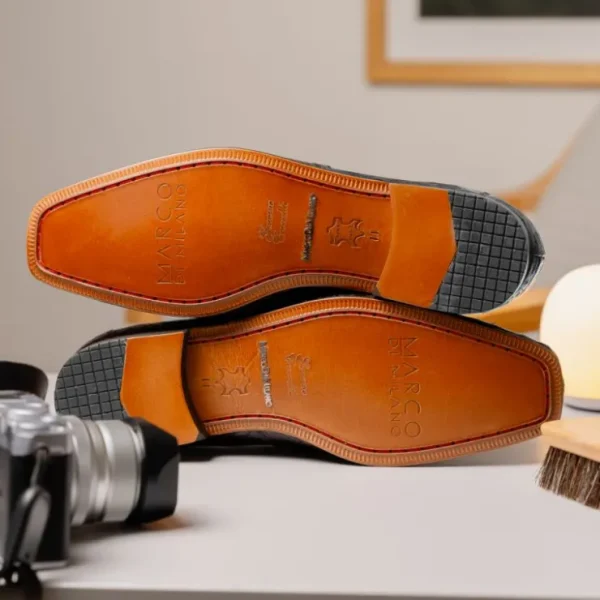 marco_di_milano_fabro_cai_12-2.webp New Marco di Milano Fabro Caiman Crocodile Bit Loafers Grey